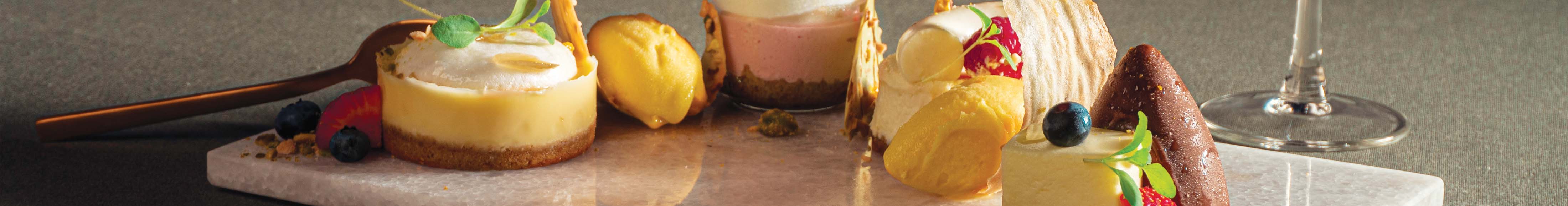 Patisserie, dessert en ijs