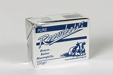 Roomboter zilver ongezouten 250gr