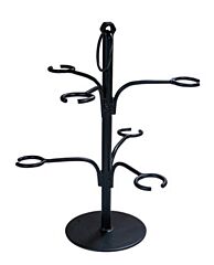 etagere Voor6 Glazen Zw.29x29x36