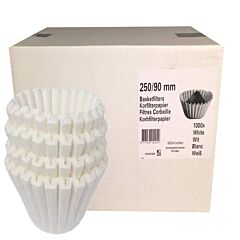 Korffilter basket wit 250/90