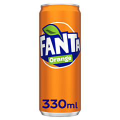 Fanta orange blik 33cl blik