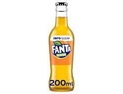 Fanta orange zero sugar 20cl glas