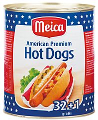 Meica amer.premium hotdogs 50gr