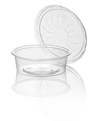 SUP Sauscup+deksel 50cc transp.