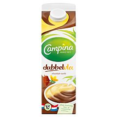 *Campina dubbelvla choco/vanille