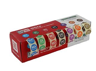 Etiket mini 7-dgn wegop dispense