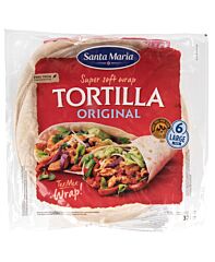 Santa wrap tortilla original 371g
