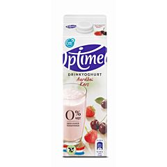Optimel drink aardbei/kers
