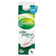 Campina volle yoghurt pak 1l