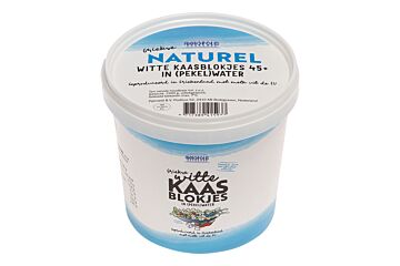 Akrop.witte kaasblokjes naturel