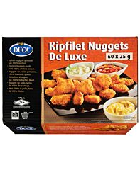 Duca kipfilet nugget luxe 25gr HL