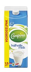 Campina halfvolle melk 1,5LITER