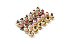 Mini sinterklaas cupcakes 40gr