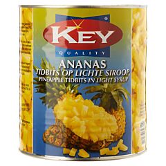 Key ananas tidbits op siroop