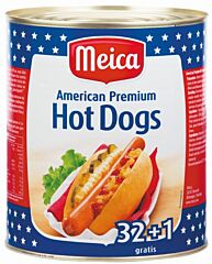 Meica amer.premium hotdogs 50gr