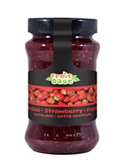 Fruit oase jam aardbei extra450g