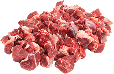 Kalfs goulash 3x3cm pkg
