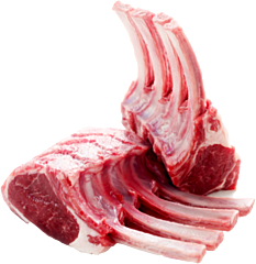 Lamsrack Iers cap off (dv)ca.400g