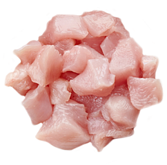 Kipfilet blokje 2x2cm pkg