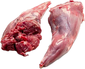 Hazen bout gevliesd Arg. ca.375g