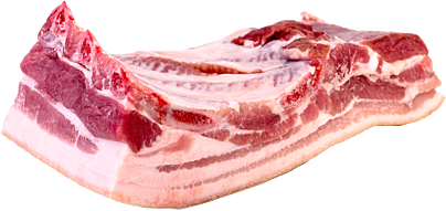 Mager spek/buik heel ca.1kg