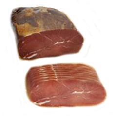Wild zwijns ham gerookt ca.700g
