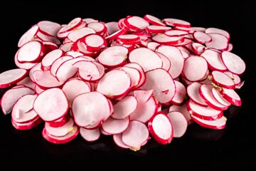 Radijs PLAKJES 3MM DUN per 1kg