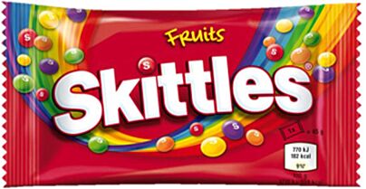Skittles fruits pp 45gr VGN