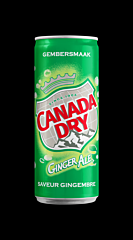 Canada dry ginger ale 33cl blik