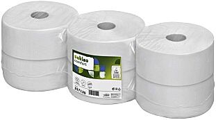 Toiletpapier jumbo 380m 2lg wit