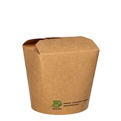 Noodlebox bruin 230ml 9,8x10x8,8
