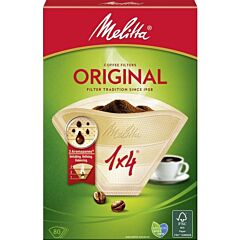 Melitta koffiefilters 1x4 bruin