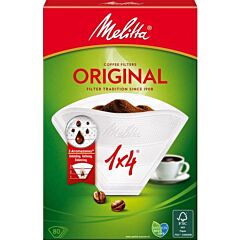 Melitta koffiefilter 1x4/80 wit
