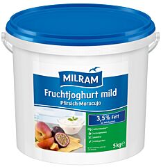 Milram milde yoghurt perzik 3,5%