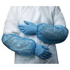 !Nitras medic.mouwovertrek blauw