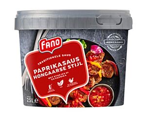 Fano paprikasaus hongaarse stijl