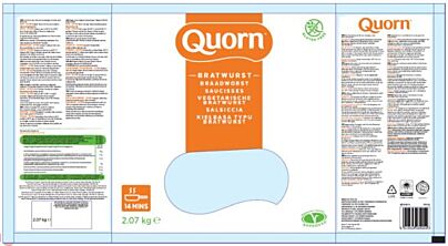 !Quorn bratwurst vegetarisch 90gr