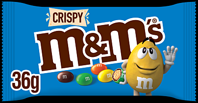 M&M crispy blauw psv 36gr
