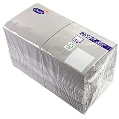 Duni servet granitegrey 3lg 24x2