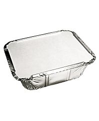 Alu bak 450ml + deksel 14x12x4cm