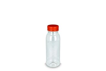 Rpetfles met oranje dop 250ml