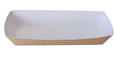 Snackbak A16B wit/bruin karton