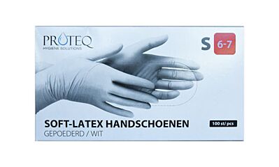 Proteq hands S latex gep. WIT