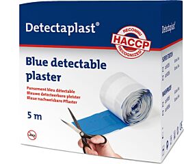 Elastische pleister blauw 6cmx5m
