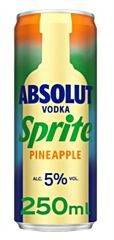Absolut vodka&sprite pineap.25cl