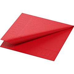 !Duni servet rood 2lg 24x24cm