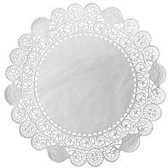 Taartrand rond wit D15cm