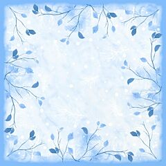 Duni napp.frosted winter 84x84cm