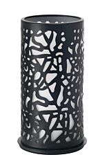 Duni candleh.twist black 140x75