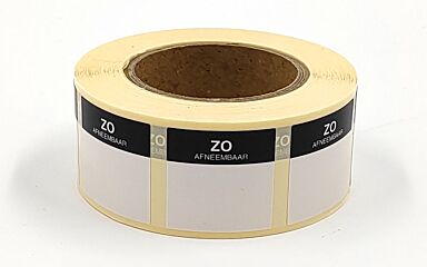 Sticker zon verwijderbaar 25x25m